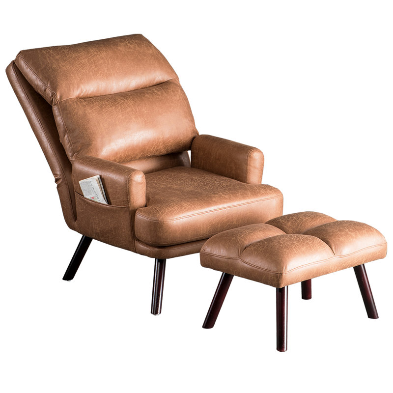 Mercury Row® Alida 29.52'' Wide Lounge Chair and Ottoman & Reviews